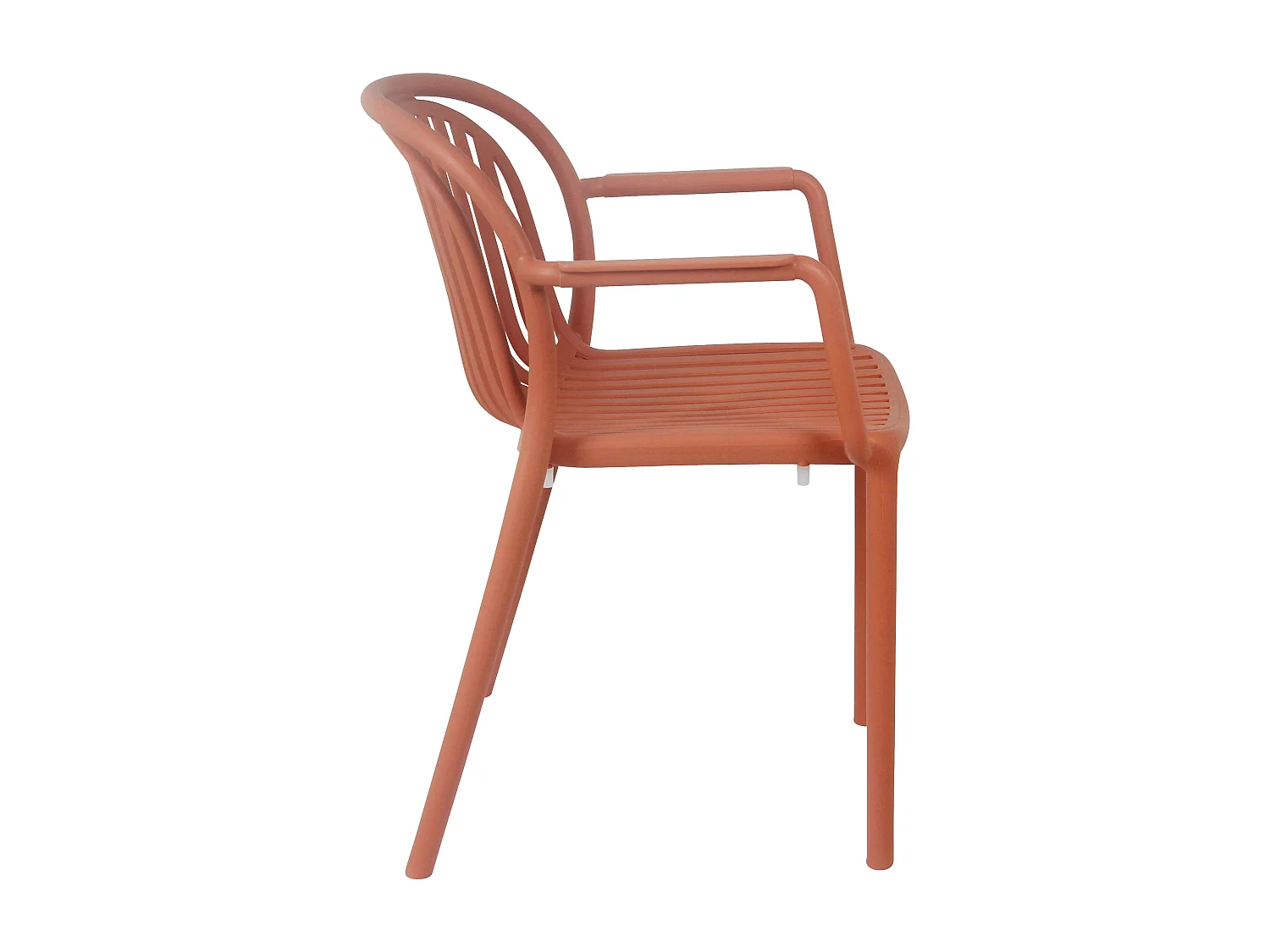 Fauteuil de terrasse terracotta