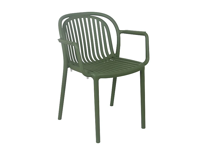 Fauteuil de terrasse vert olive