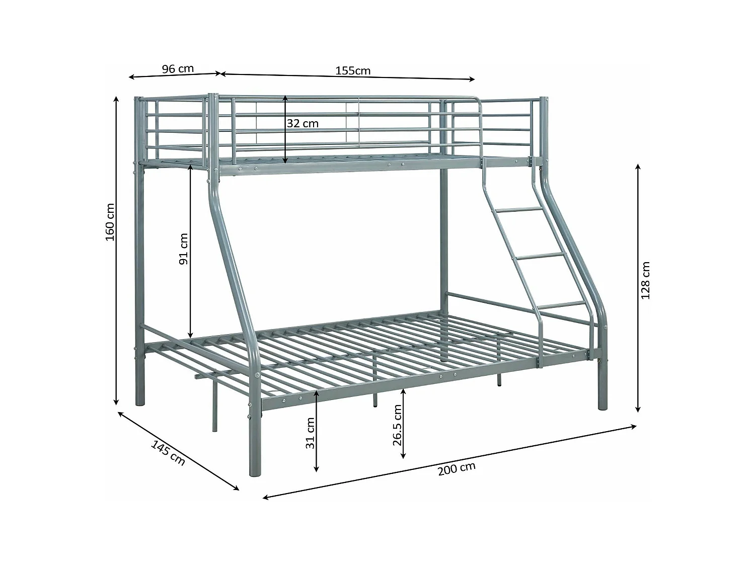 Beliche duplo metálico