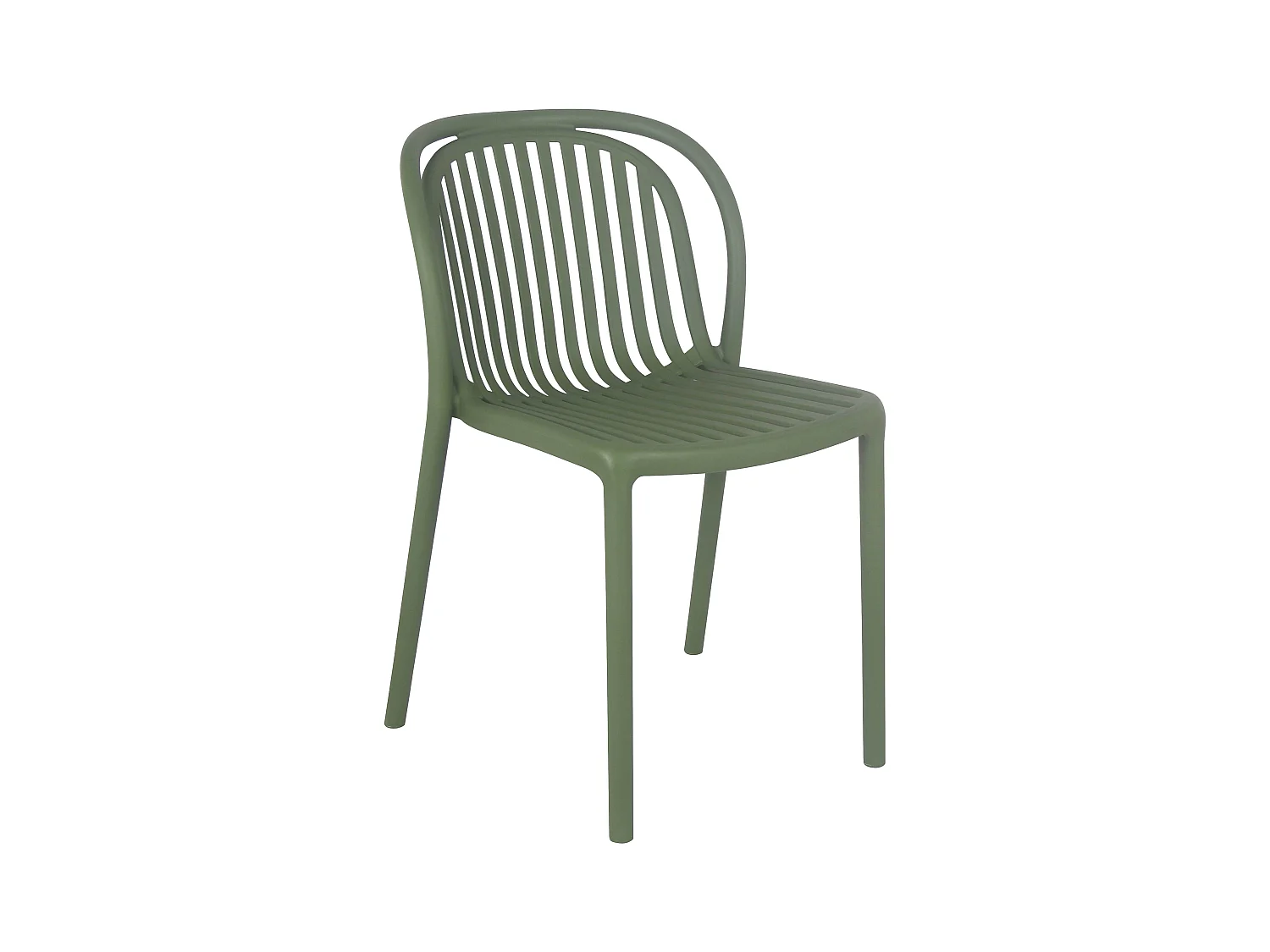 Chaise de terrasse vert olive
