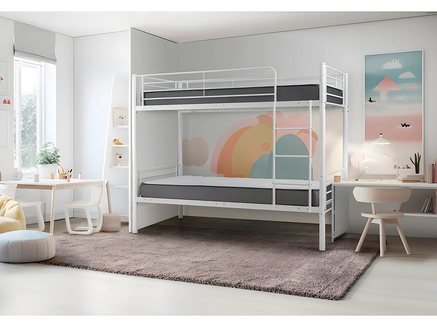 Litera Metalica Doble Cama 90cm AS-110