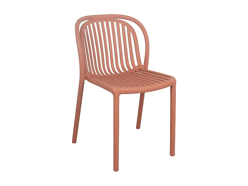 Chaise de terrasse terracotta