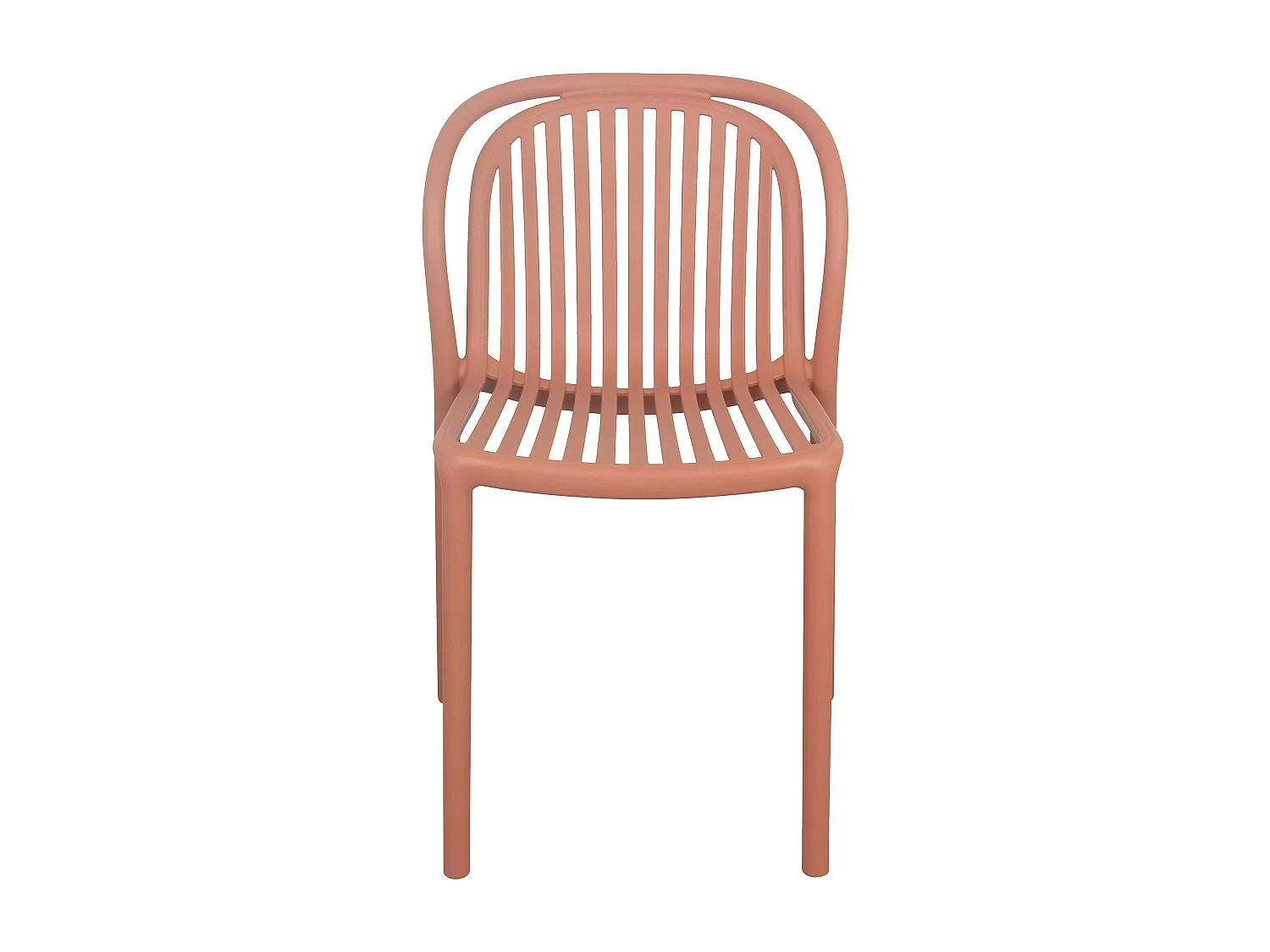 Chaise de terrasse terracotta