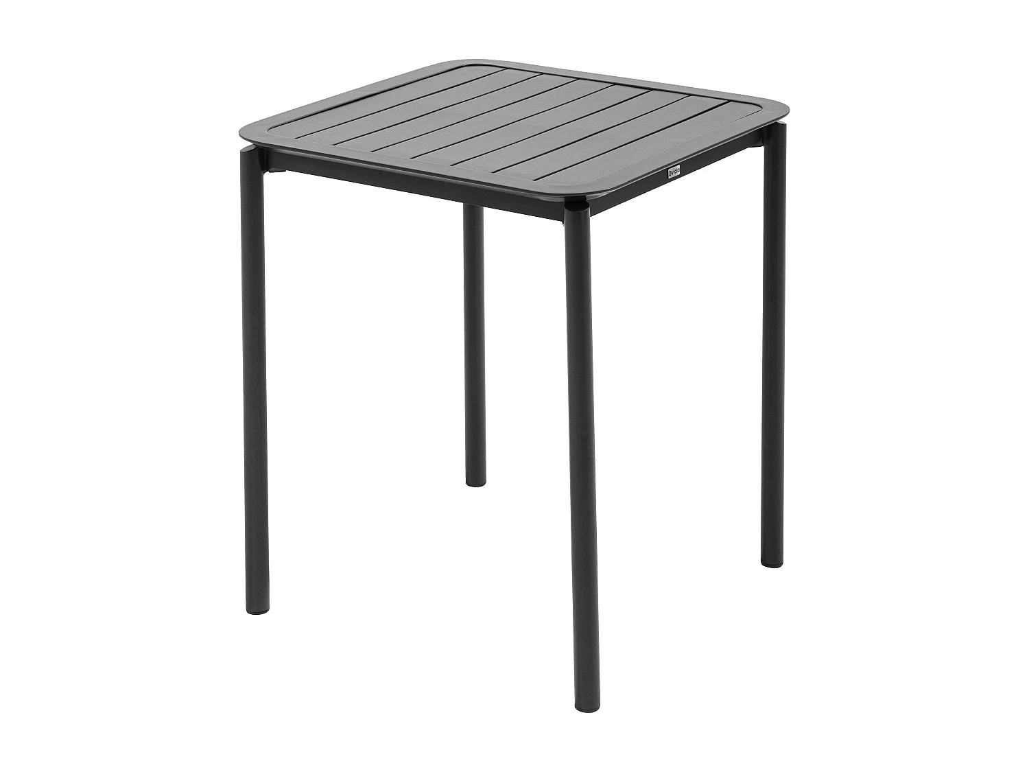 Ensemble table de terrasse 70cm et 4 chaises noir