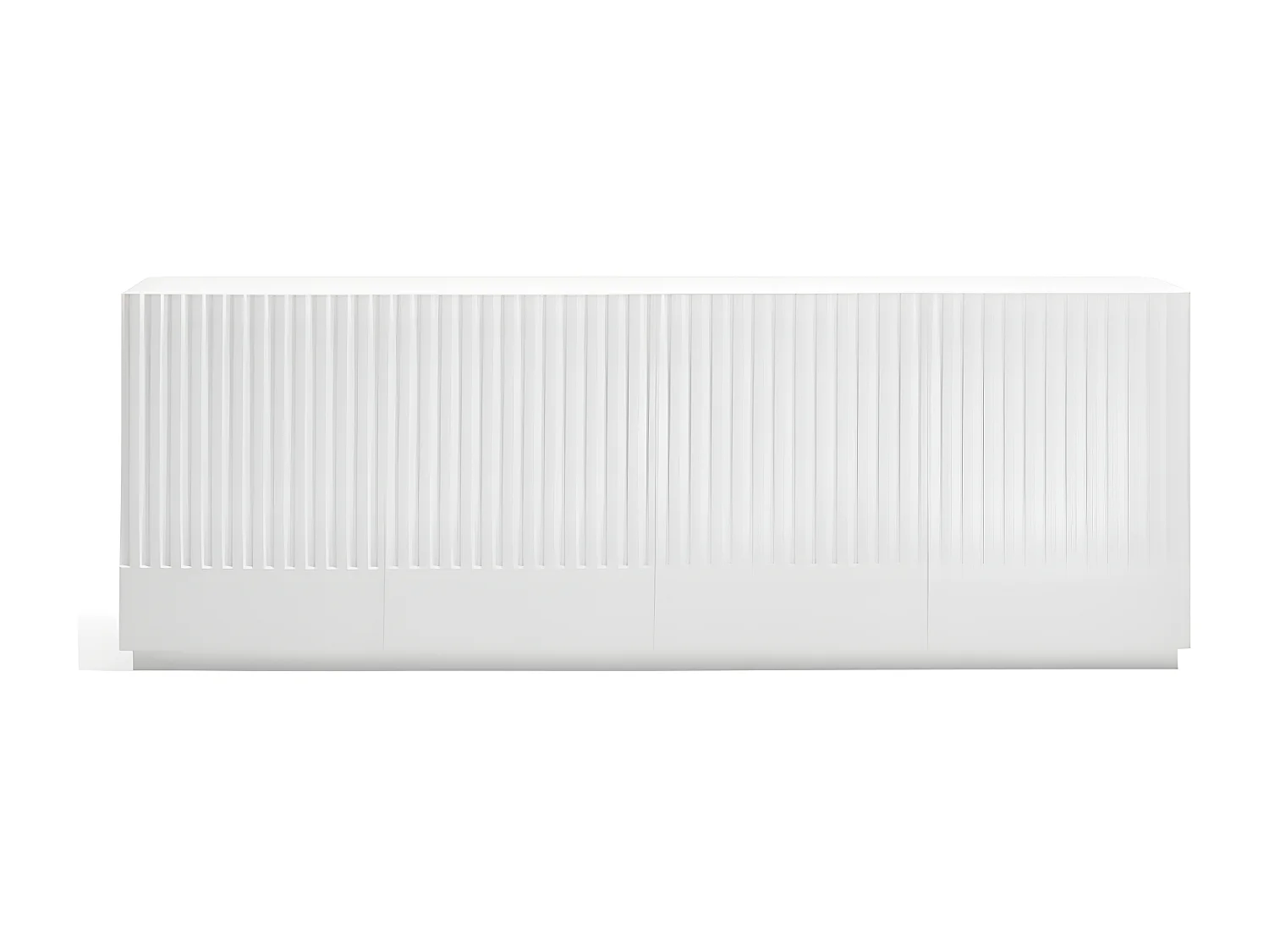 Buffet moderne 198cm 4 portes en bois DORIC