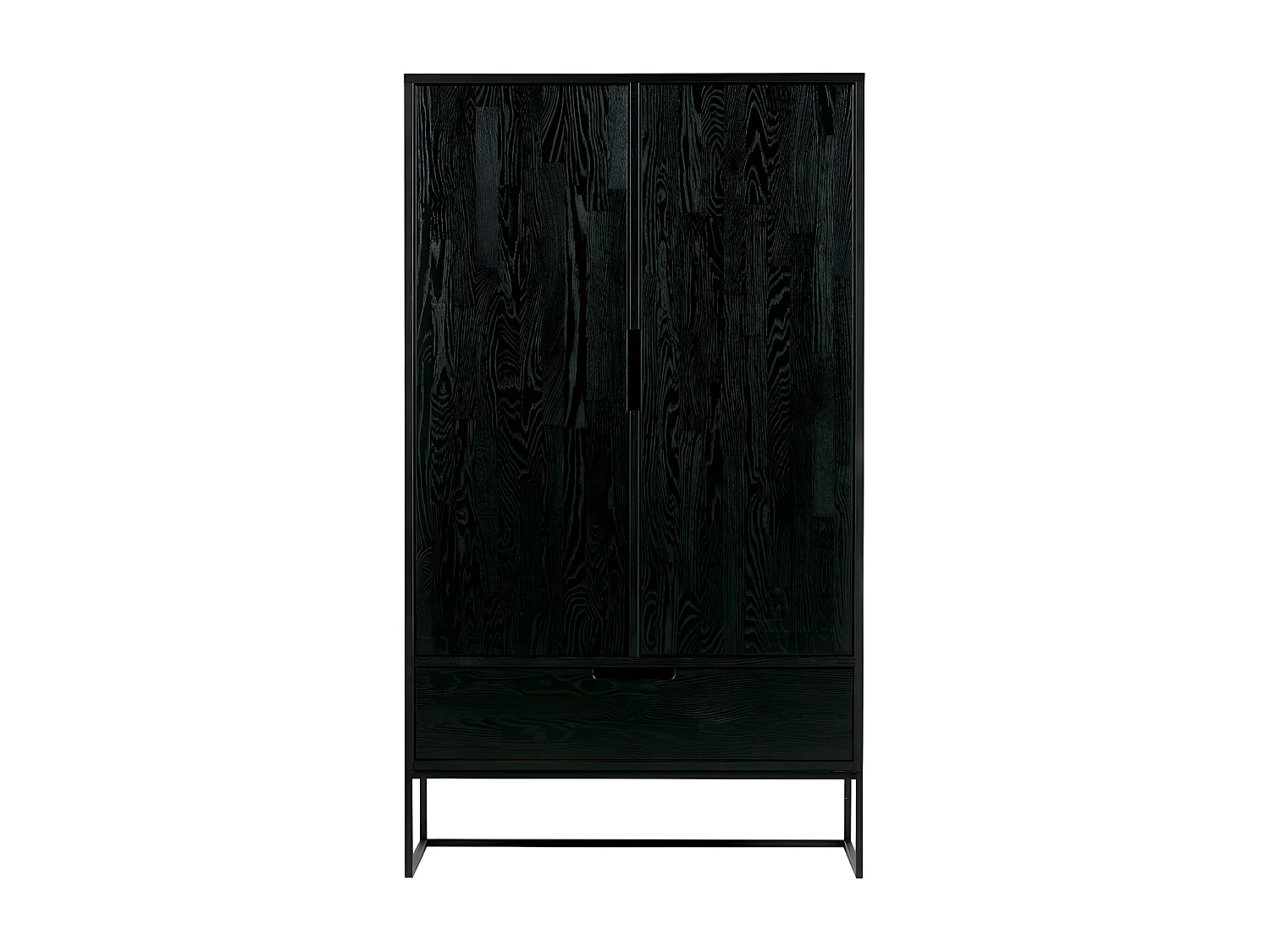 Grande armoire moderne bois massif 149cm SILAS
