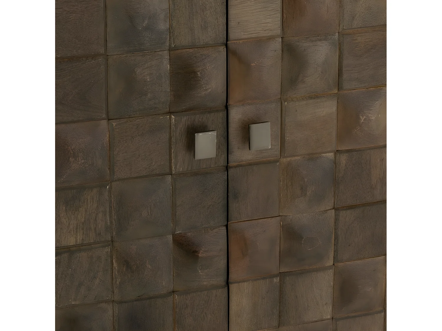 Commode 2 Portes "Pino" 104cm Marron