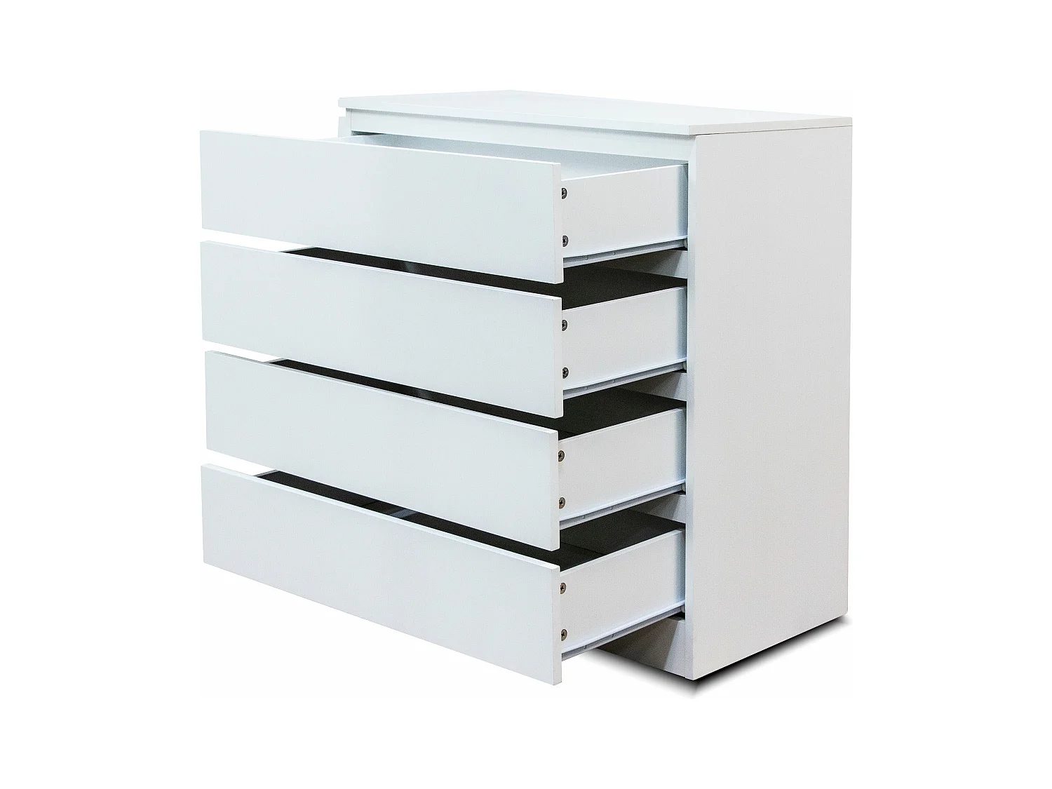 Cômoda Berni com 4 Gavetas, Branco 76x81cm