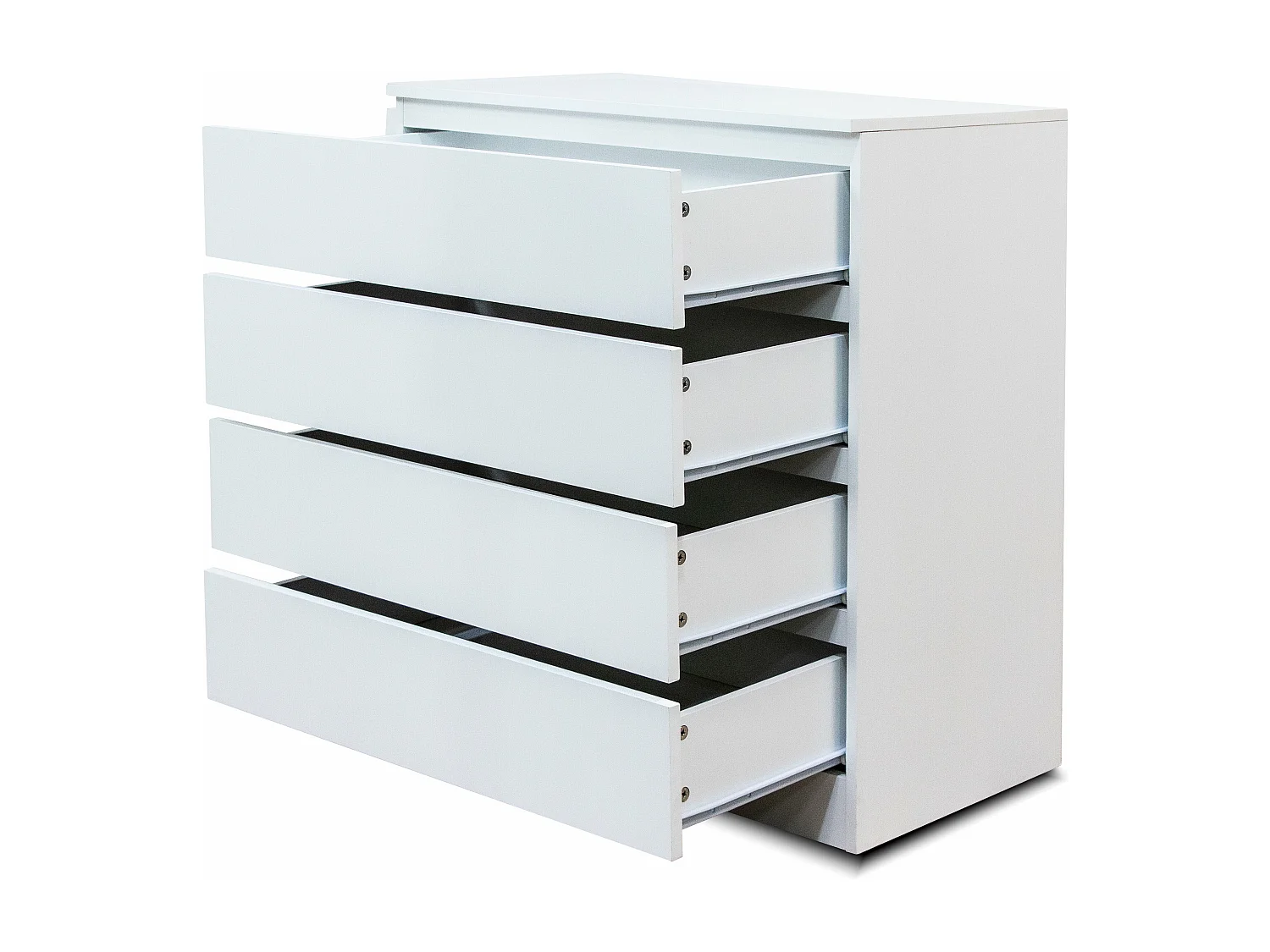 Cômoda Berni com 4 Gavetas, Branco 76x81cm