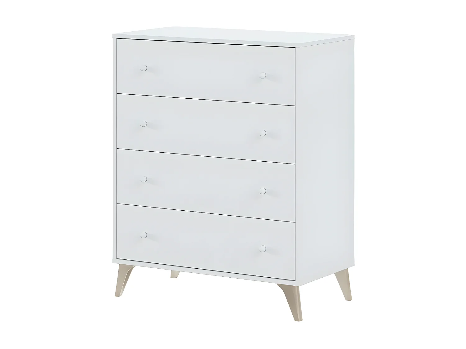 Cômoda com 4 Gavetas Sweet, Branco 78x95cm