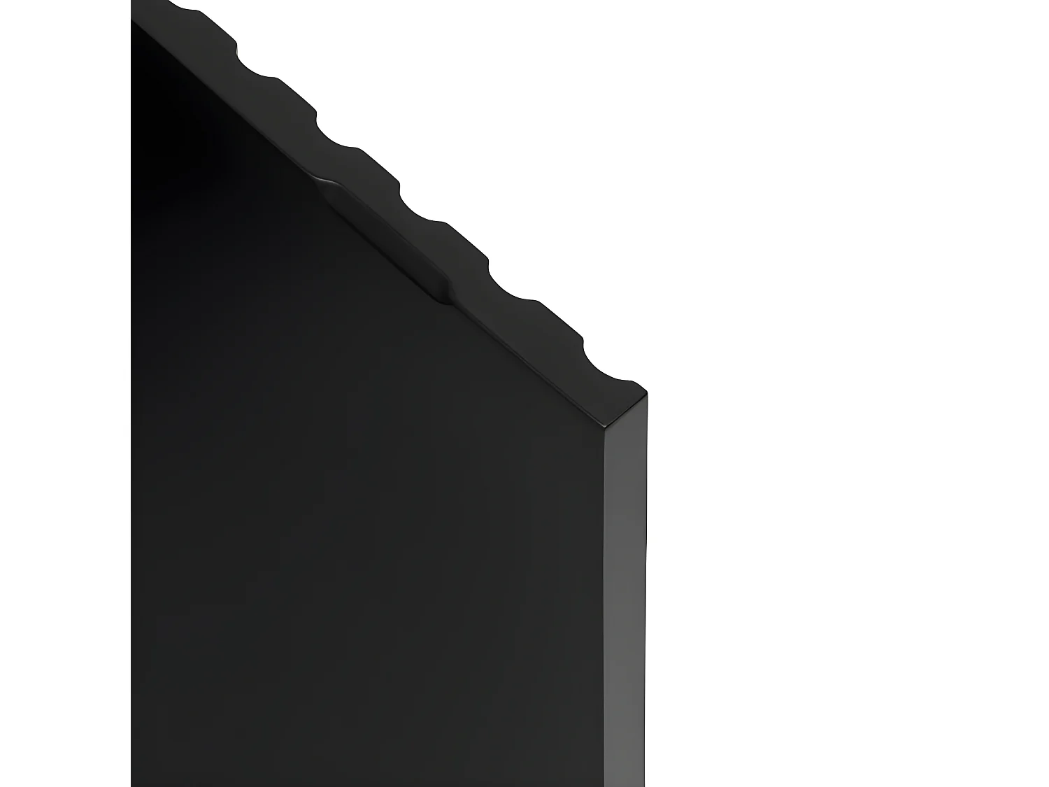 Buffet moderne 198cm 4 portes en bois DORIC