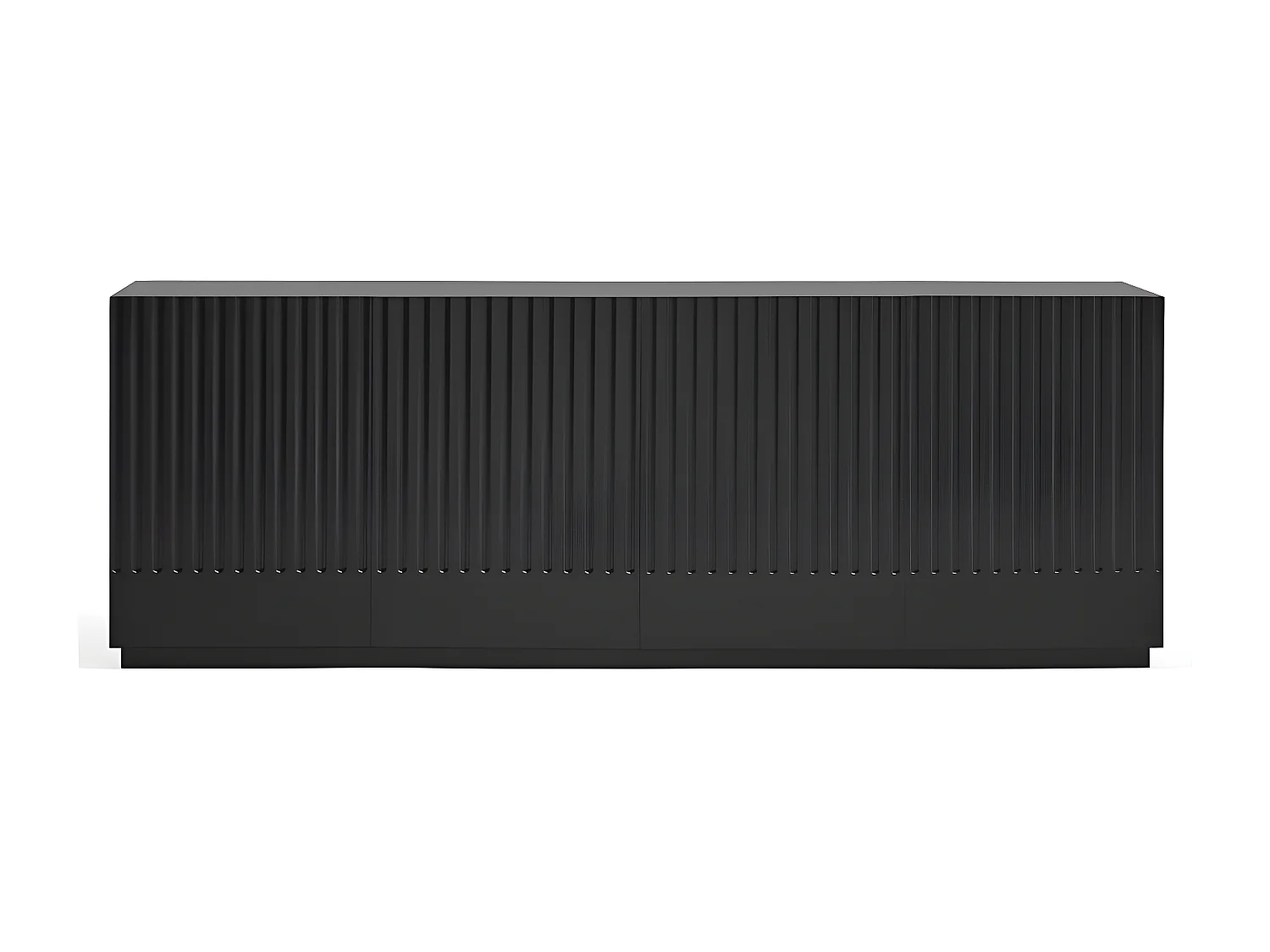 Buffet moderne 198cm 4 portes en bois DORIC