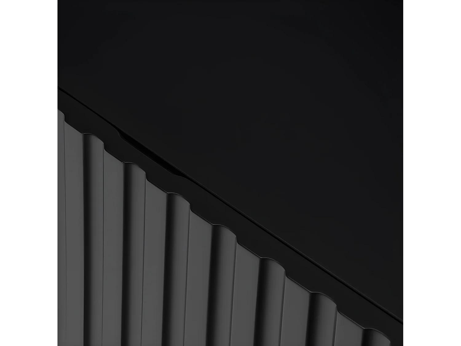 Buffet moderne 198cm 4 portes en bois DORIC