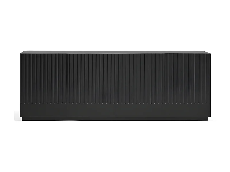 Buffet moderne 198cm 4 portes en bois DORIC