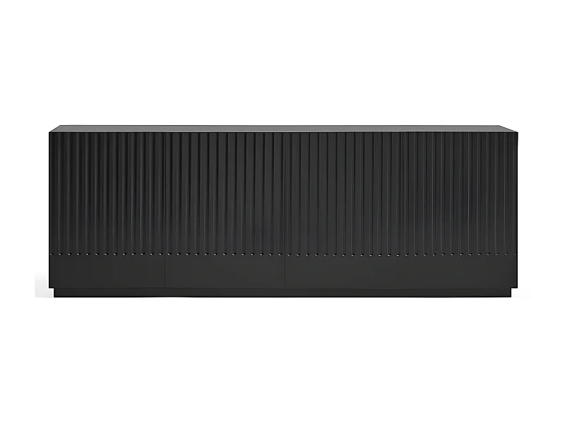 Buffet moderne 198cm 4 portes en bois DORIC