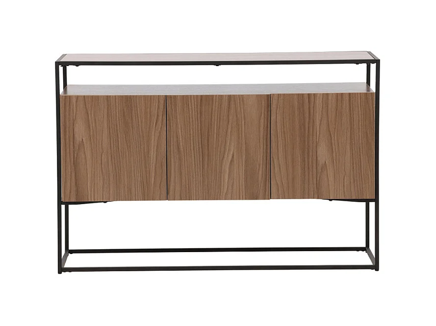 Buffet 3 Portes en Teck "Kingsport" 120cm Marron