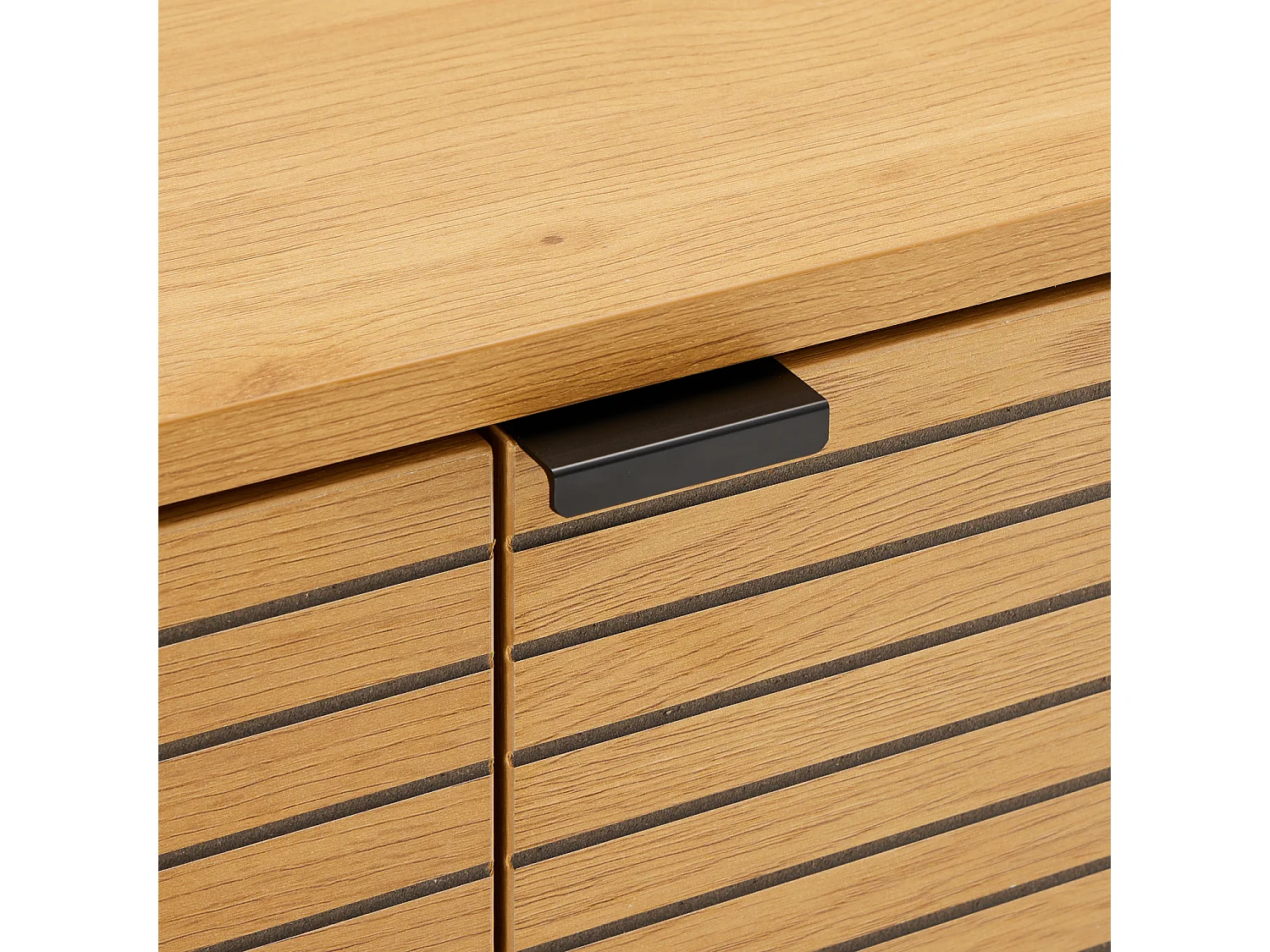 Buffet en bois 3 portes 150cm STINNA - HAPPY GARDEN