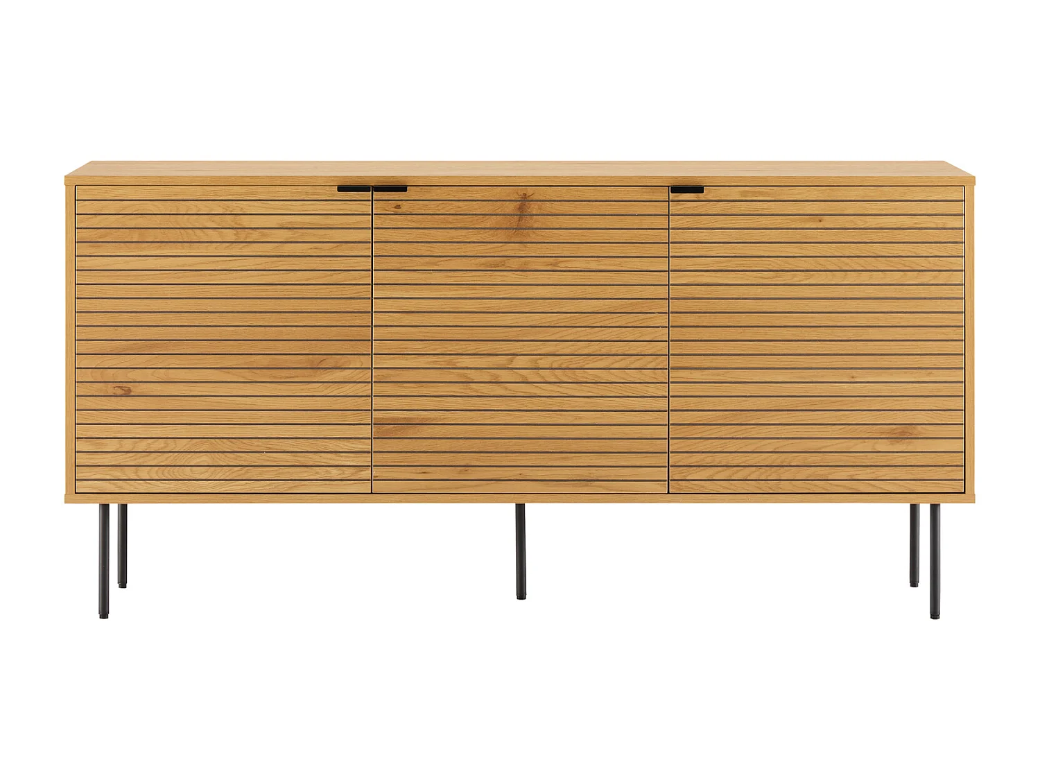 3-deurs houten dressoir 150cm STINNA