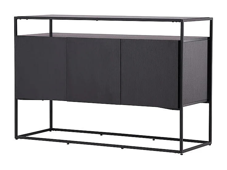 Kingsport dressoir 3 deuren zwart.