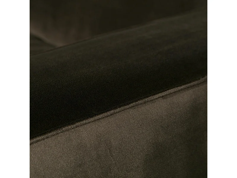 Très grand canapé droit velours 372cm STATEMENT