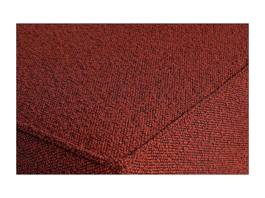 Canapé droit 280cm en tissu bouclé STATEMENT