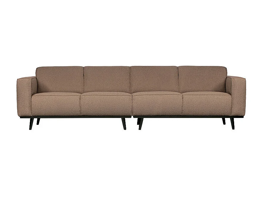 Canapé droit 280cm en tissu bouclé STATEMENT