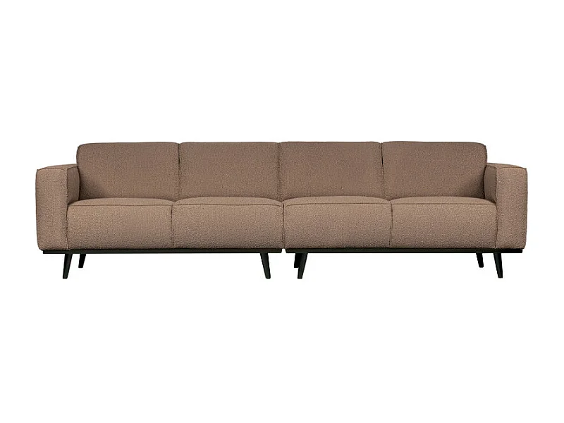 Canapé droit 280cm en tissu bouclé STATEMENT