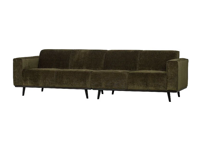 Canapé moderne 4 places en tissu côtelé STATEMENT