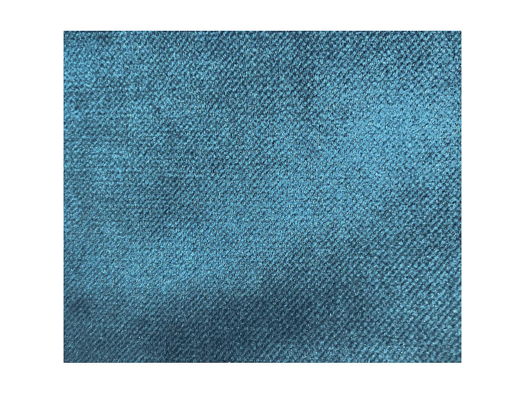 Grand canapé velours rétro 3 places COLORADO - Bleu midnight