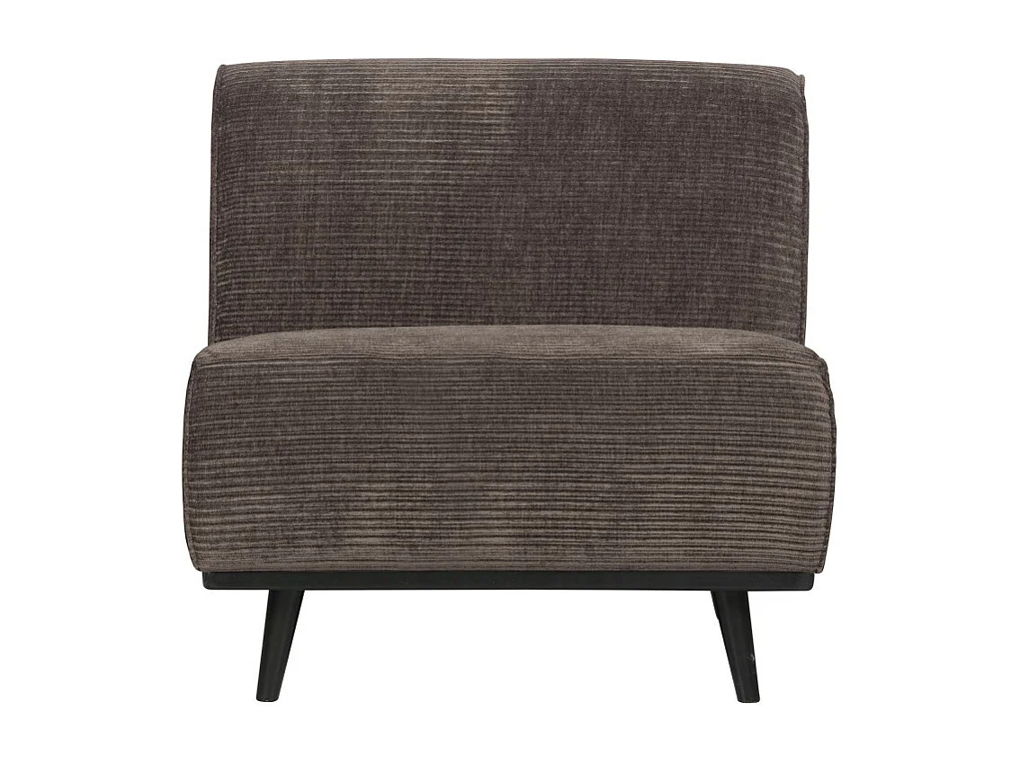 Canapé modulable section fauteuil en tissu côtelé STATEMENT