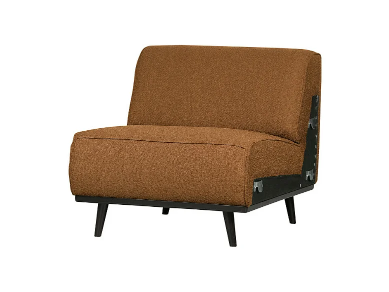 Canapé à assembler section fauteuil en tissu STATEMENT