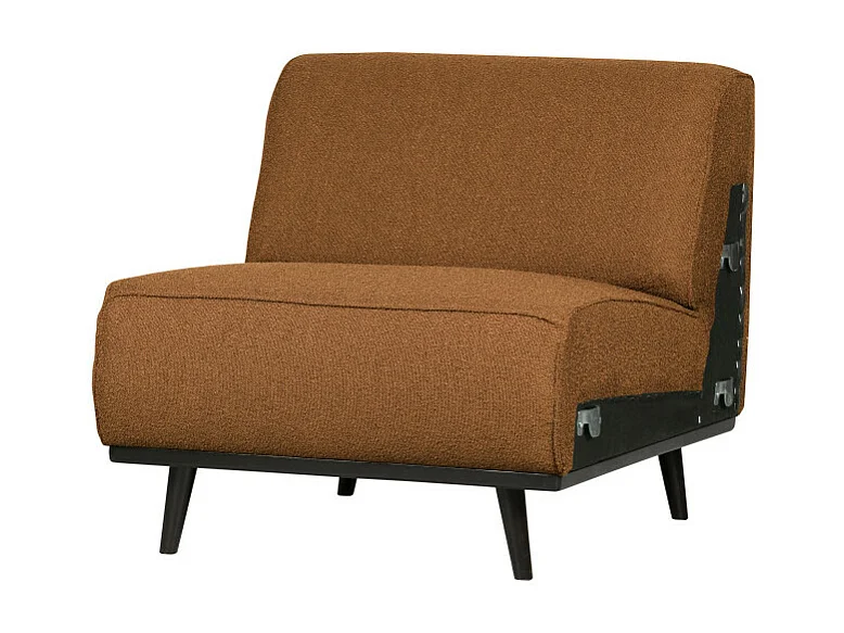 Canapé à assembler section fauteuil en tissu STATEMENT