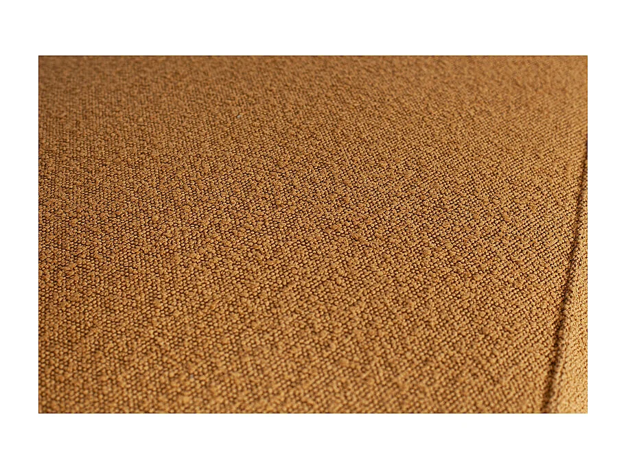 Canapé d'angle droit en tissu bouclé 4 places STATEMENT