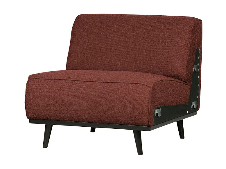 Canapé à assembler section fauteuil en tissu STATEMENT