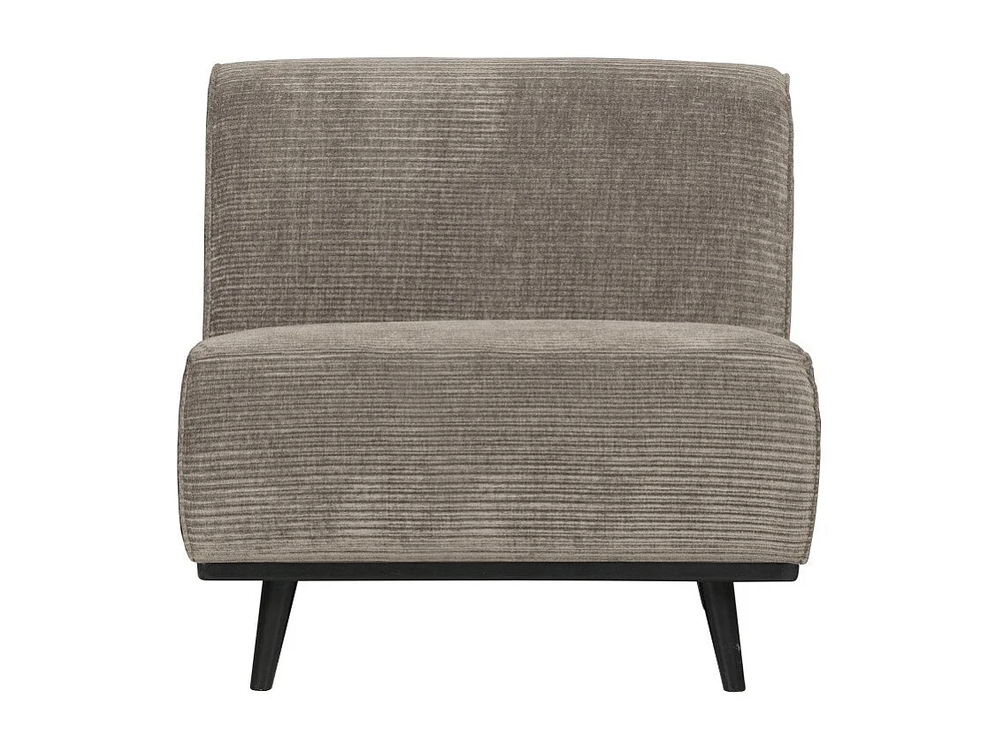 Canapé modulable section fauteuil en tissu côtelé STATEMENT