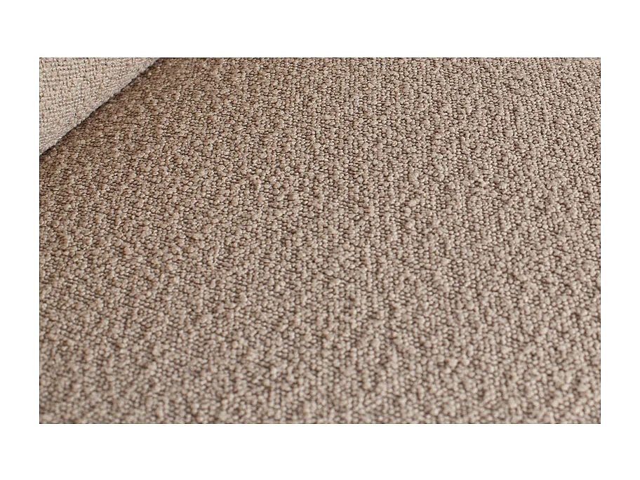 Canapé droit 280cm en tissu bouclé STATEMENT