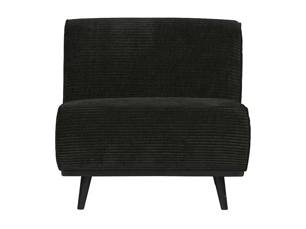 Canapé modulable section fauteuil en tissu côtelé STATEMENT