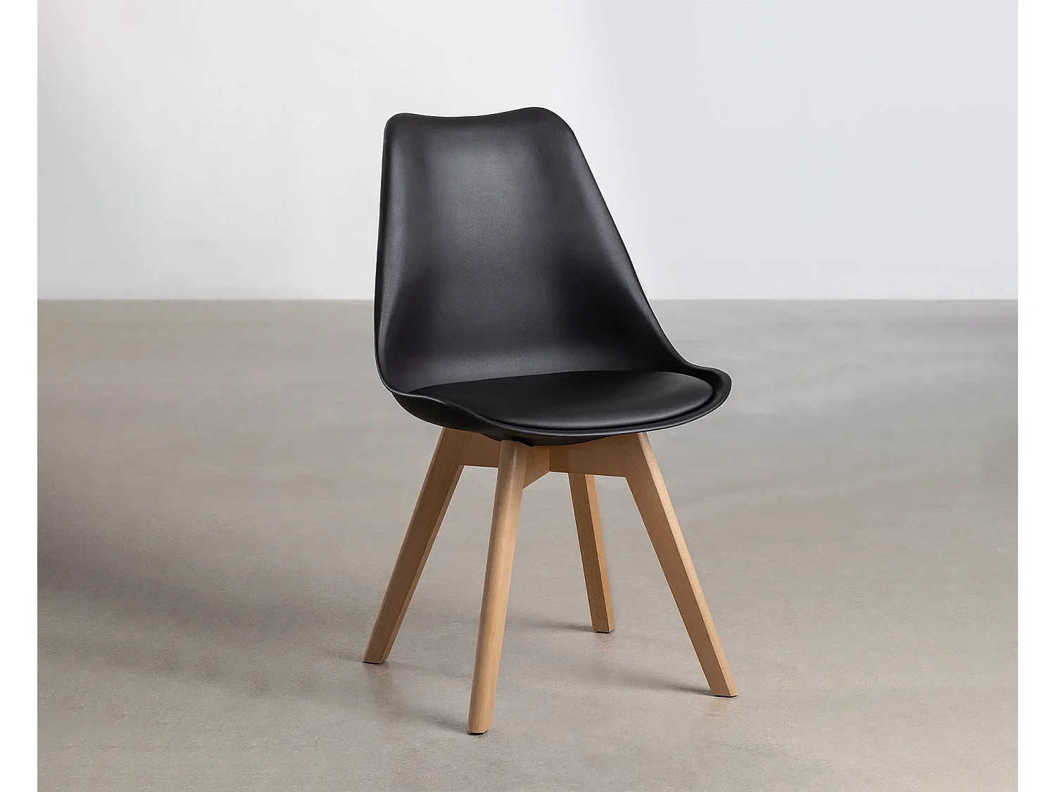 Silla Estilo Nordico Blanco, 4 unidades