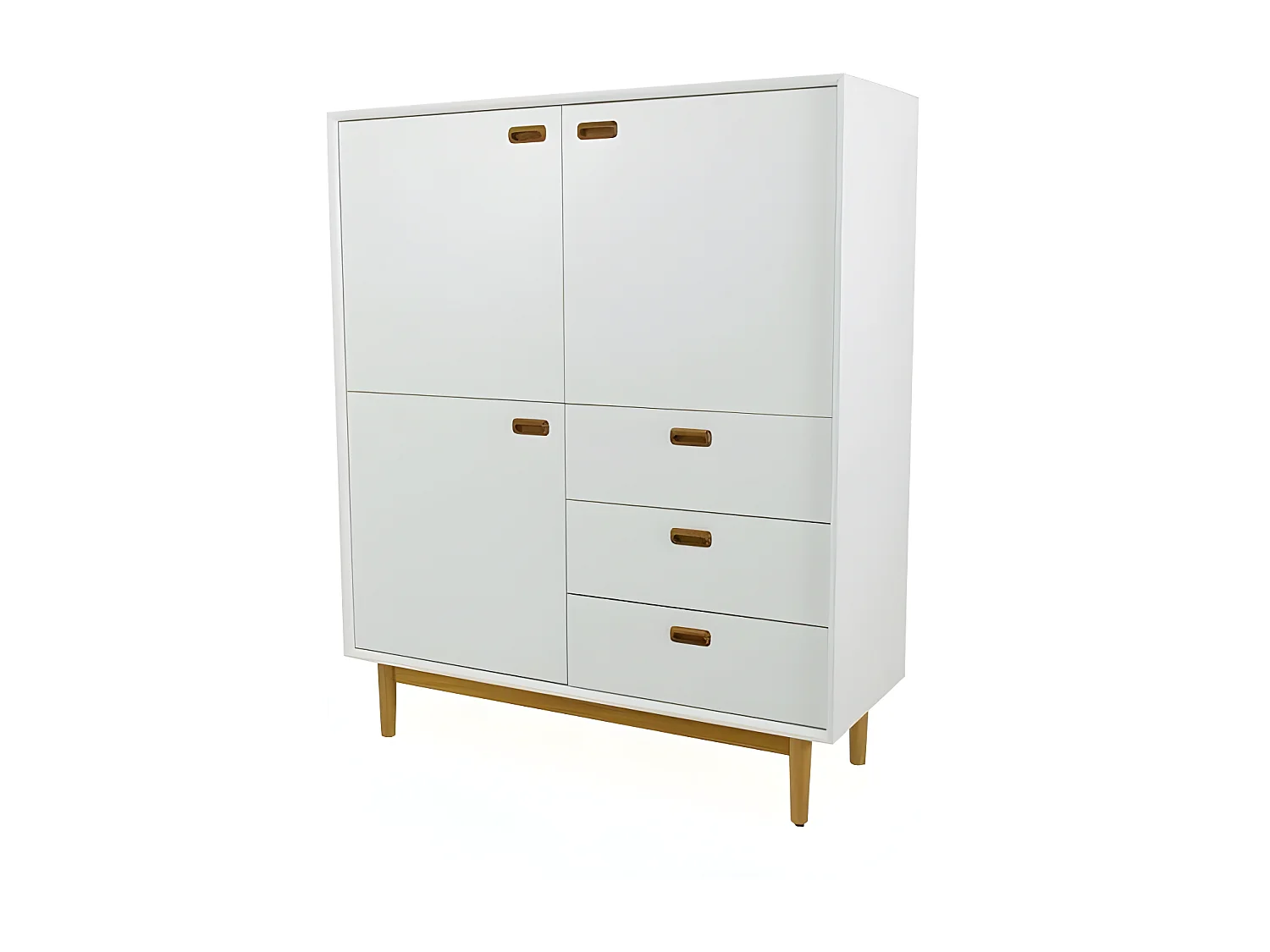 Buffet haut moderne en bois NEO