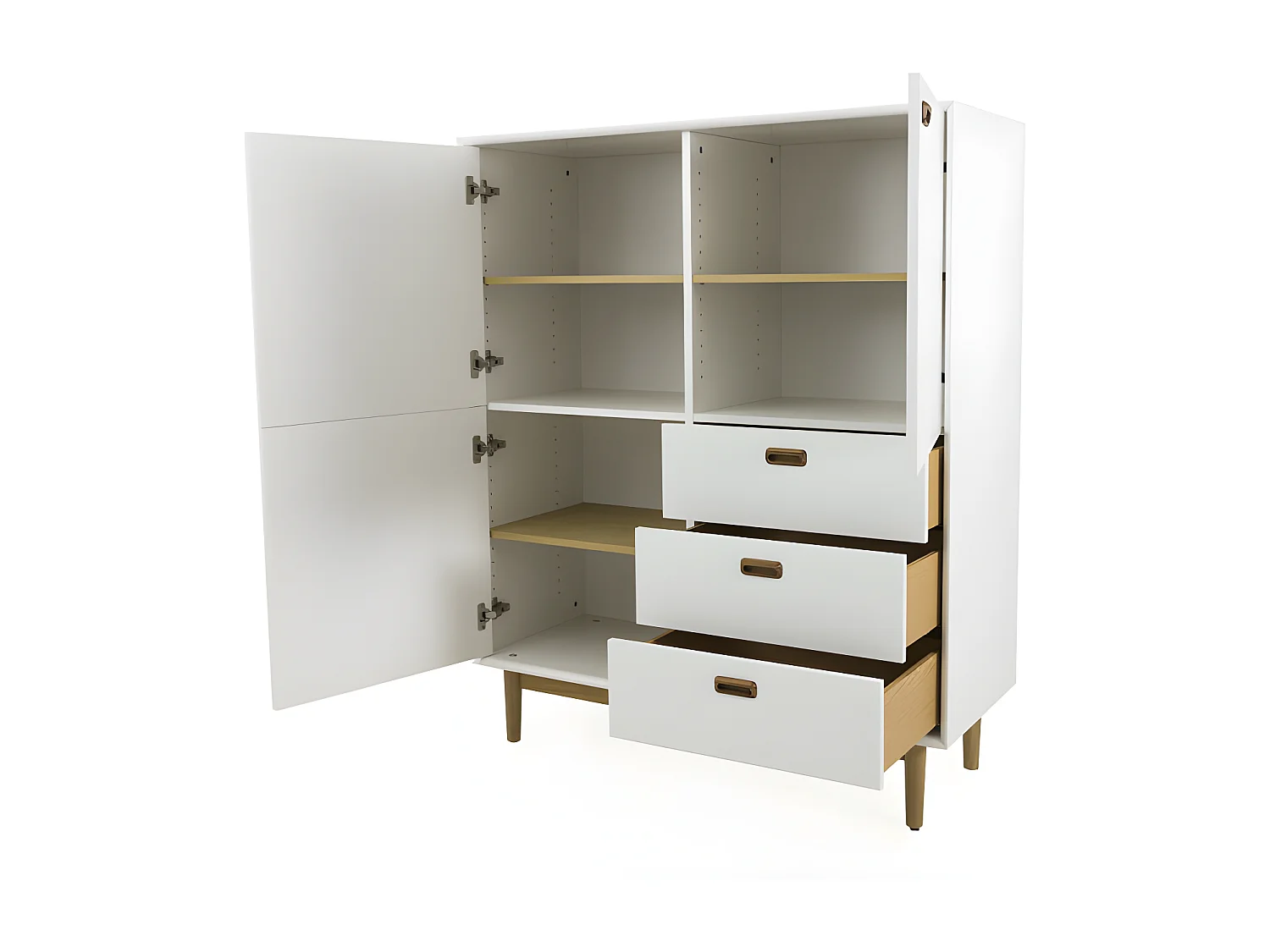 Buffet haut moderne en bois NEO