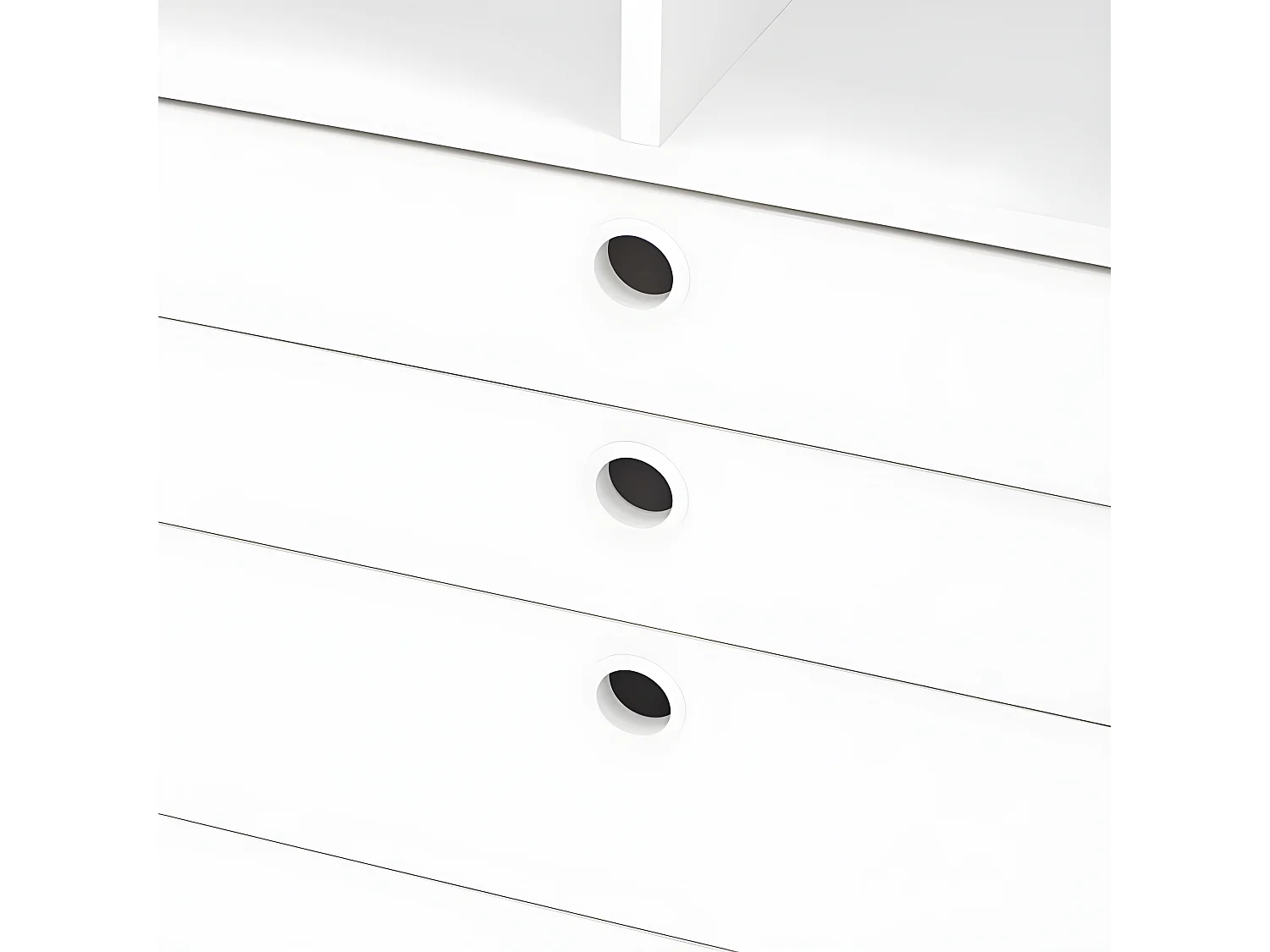 Buffet haut 2 portes en bois et métal perforé PUNTO