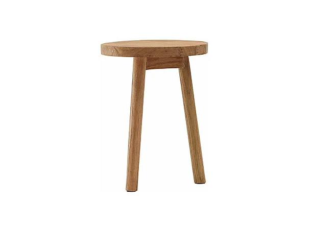 Sgabello per sedia da pranzo residenziale naturale.