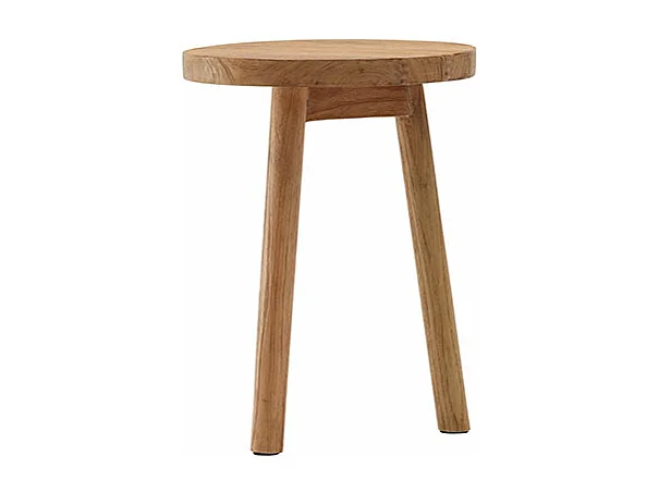 Tabouret de Bar en Teck "Bohus" 45cm Naturel