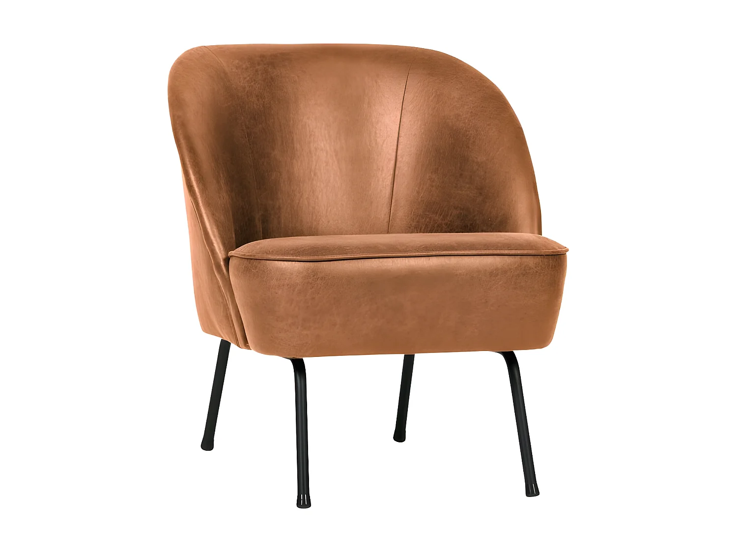 Fauteuil crapaud cuir véritable VOGUE