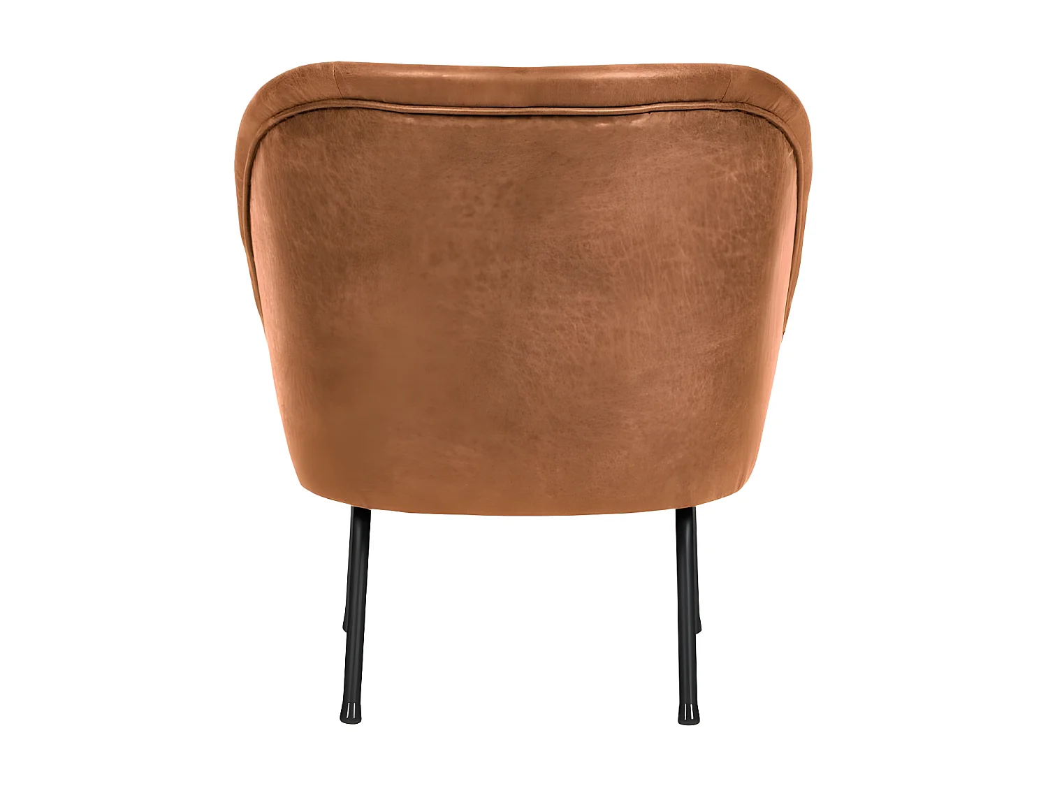 Fauteuil crapaud cuir véritable VOGUE