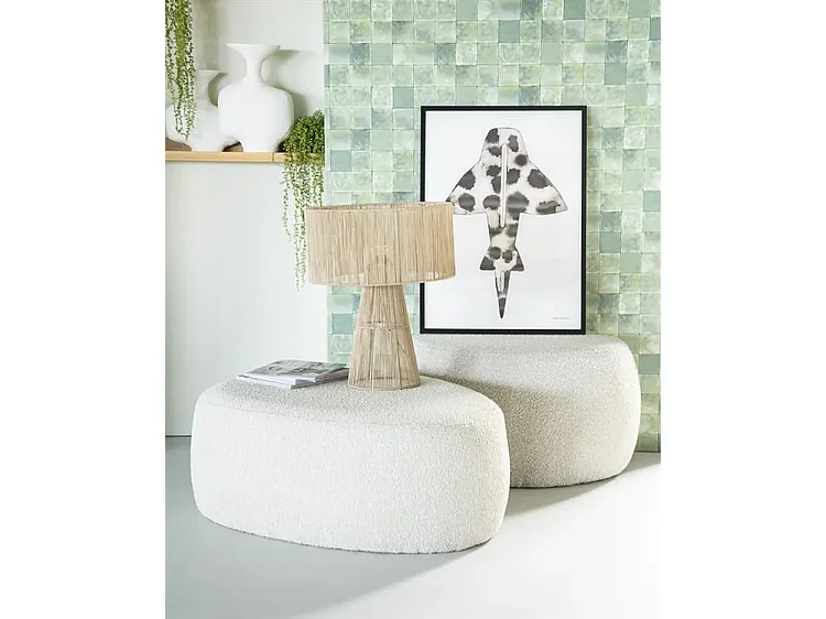 Pouf Liby - Beige Copenhagen 90x70x35 cm - Confortable