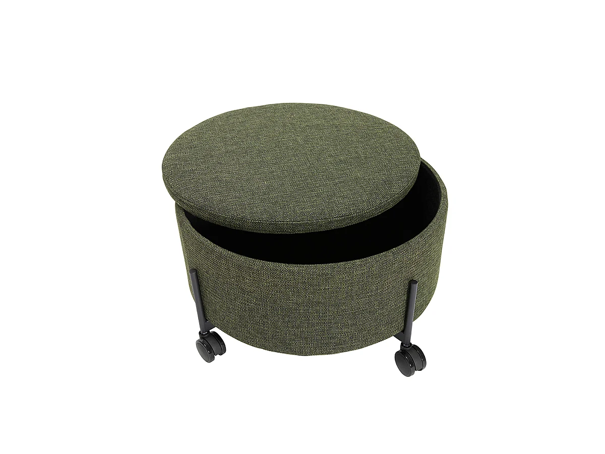 Hübsch Pouf Grande Acrilico Verde CONTAIN