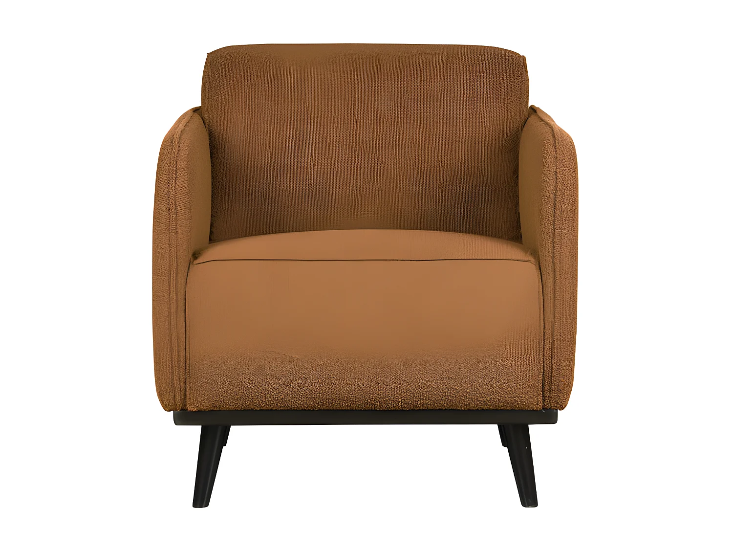 Petit fauteuil douillet en tissu bouclé STATEMENT