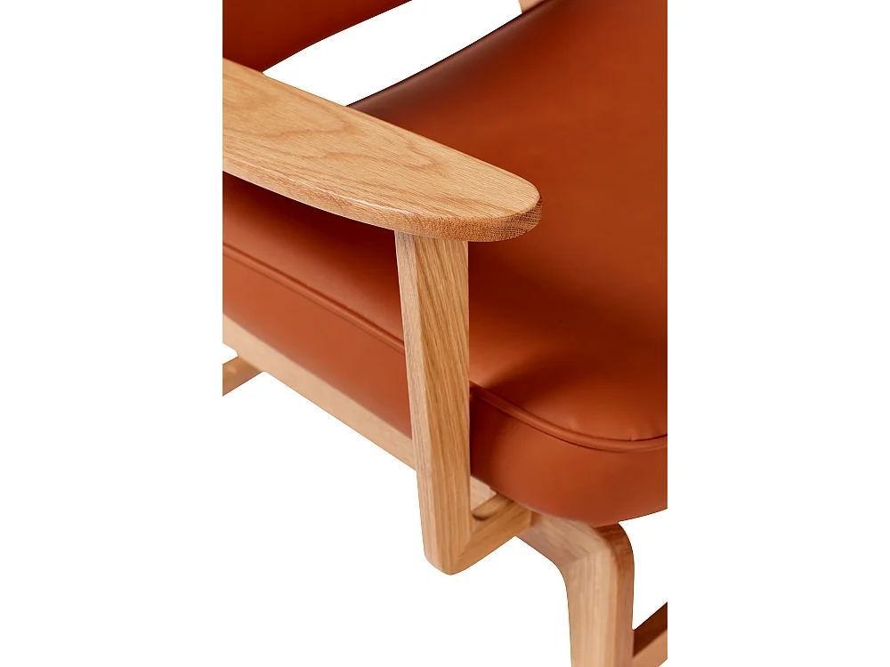 Hübsch Poltrona Lounge Carvalho Brown/Natural HAZE