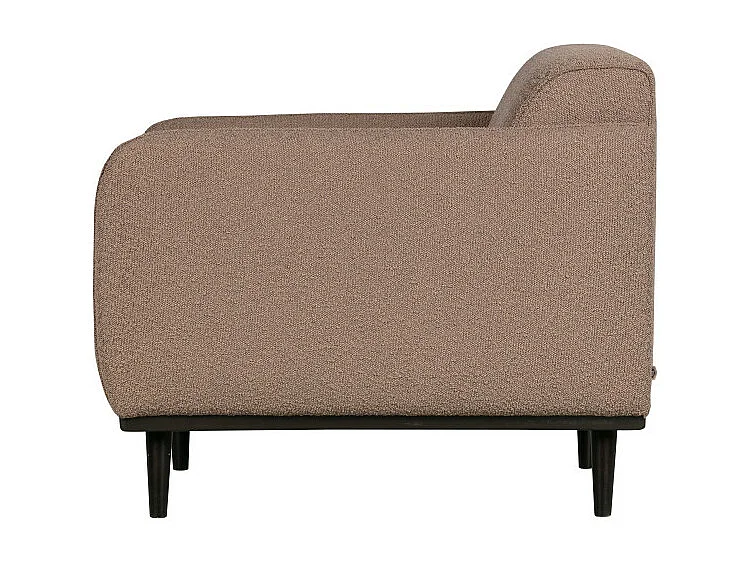 Petit fauteuil douillet en tissu bouclé STATEMENT